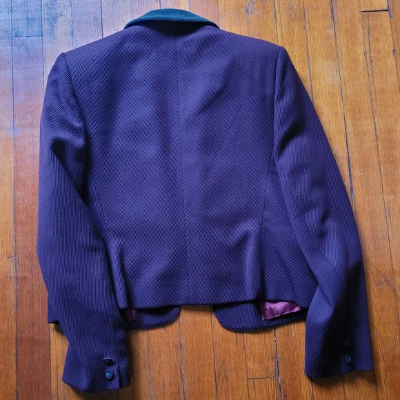 Vintage Alfred Sung Wool Corduroy Velvet Blazer, Small - Picture 11 of 13
